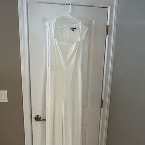 Lulu's white jumpsuit